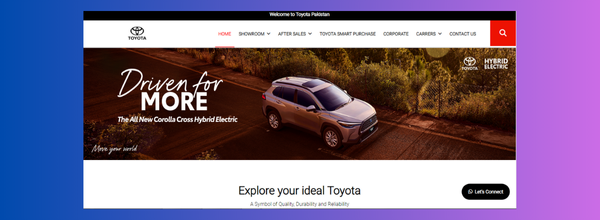 Toyota Indus Website